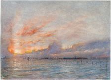 The Lagoons, Venice 1910. Artist: Albert Goodwin