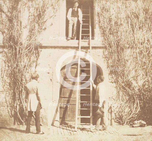 The Ladder, April 1844. Creator: William Henry Fox Talbot.
