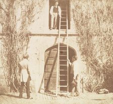The Ladder, April 1844. Creator: William Henry Fox Talbot