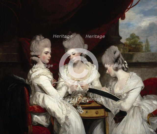 The Ladies Waldegrave, 1780. Artist: Reynolds, Sir Joshua (1732-1792)