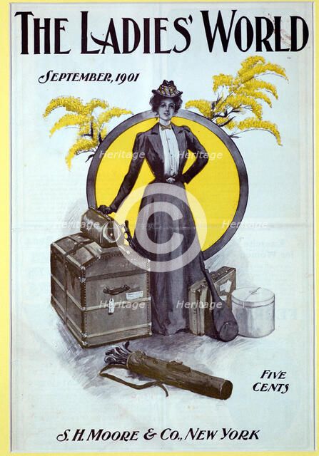 The Ladies World, magazine cover, 1901. Artist: Unknown