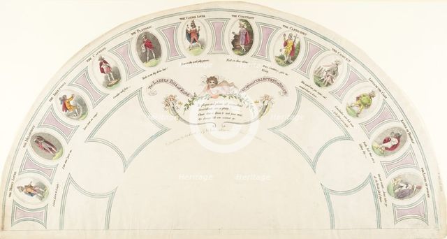 The Ladies Bill of Fare, or, a Copious Collection of Beaux, 1795. Creator: Unknown.