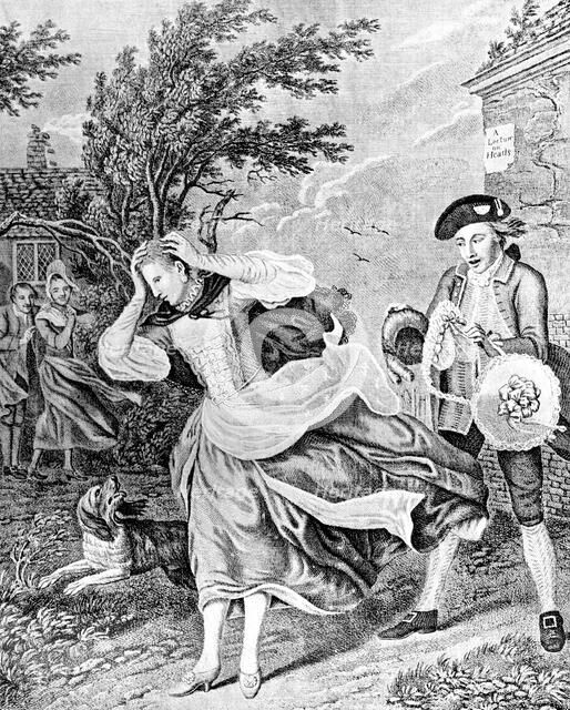 'The Ladies Disaster', 1771. Artist: Caldwell