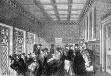 The Ladies Gallery, House of Commons, 1870. Creator: Unknown