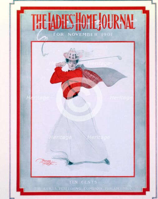 The Ladies Home Journal magazine cover, November 1901. Artist: Unknown