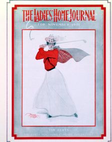 The Ladies Home Journal magazine cover, November 1901. Creator: Unknown
