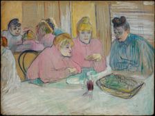 The Ladies in the Dining Room. Artist: Toulouse-Lautrec, Henri, de (1864-1901)