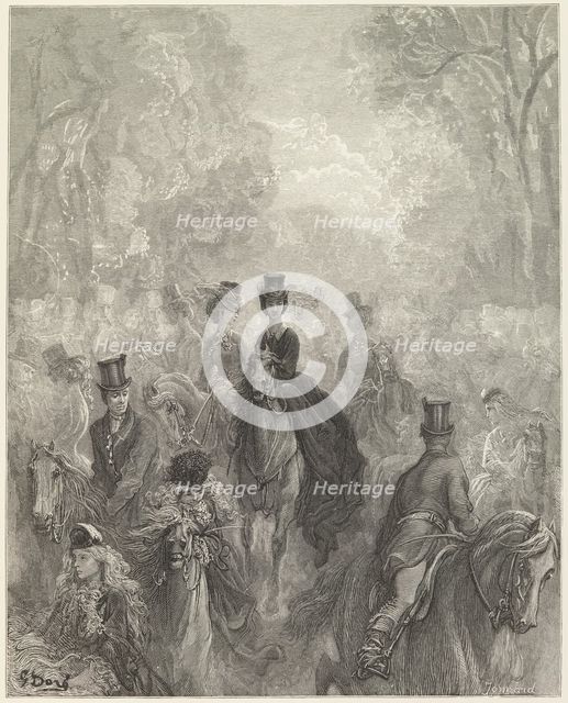The Ladies' Mile, 1872.  Creator: Paul Jonnard.