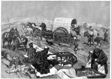 The ladies omnibus, Kashgar Central Asia, 1875.Artist: W Palmer