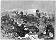 The ladies omnibus, Kashgar Central Asia, 1875.Artist: W Palmer