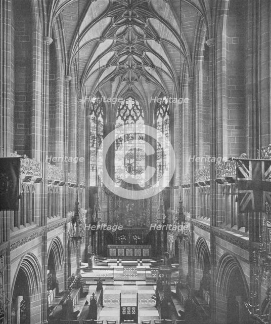 The Lady Chapel, Liverpool Cathedral, 1926. Artist: Unknown.