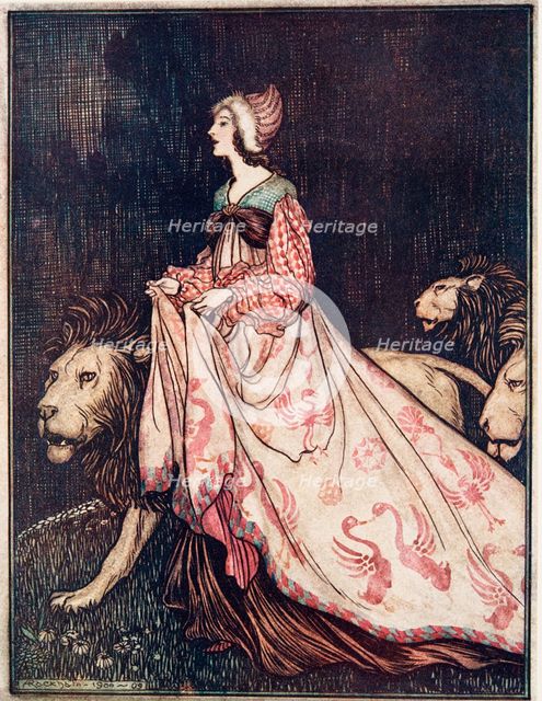 The Lady and the Lion, 1909. 