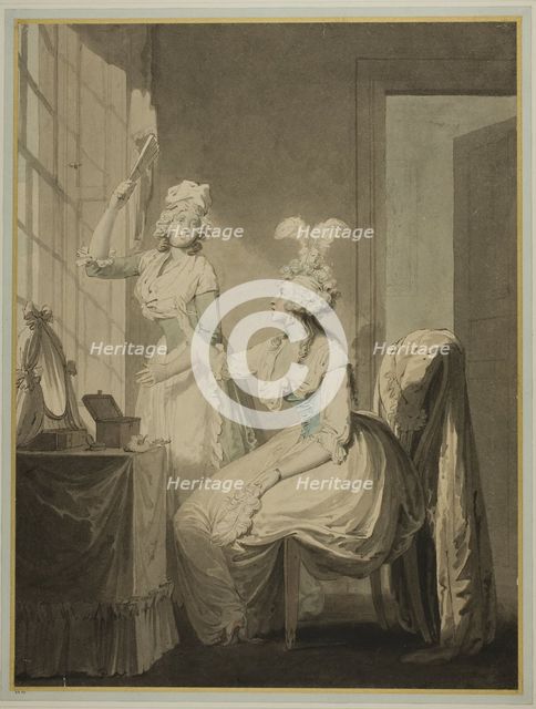 The Lady and the Queen Wasp, 1780/90. Creator: Francis Wheatley.
