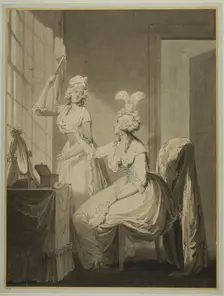 The Lady and the Queen Wasp, 1780/90. Creator: Francis Wheatley