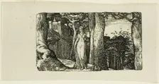 The Lady and the Rooks, n.d. Creator: Edward Calvert