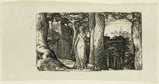 The Lady and the Rooks, n.d. Creator: Edward Calvert