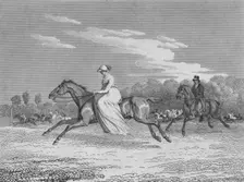 The Lady at Egham Races c1810. Artist: Richard Barrett Davis