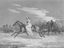 The Lady at Egham Races c1810. Artist: Richard Barrett Davis