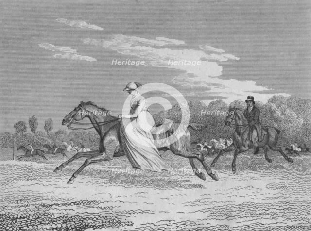 'The Lady at Egham Races', c1810. Artist: Richard Barrett Davis.