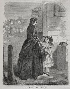 The Lady in Black, 1860. Creator: Winslow Homer (American, 1836-1910)