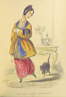 The Lady Jane Spinster, 1852. Creator: W. S. Reed