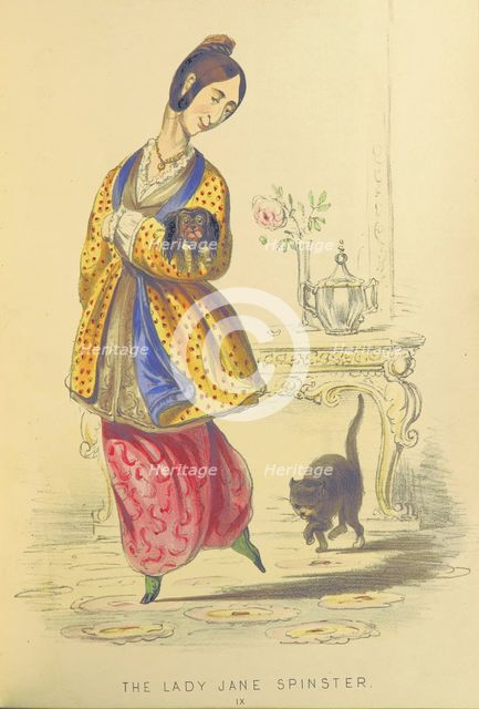 The Lady Jane Spinster, 1852. Creator: W. S. Reed.