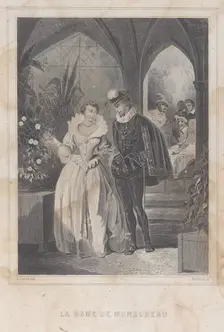 The Lady of Monsoreau (La Dame de Monsoreau), 1830-65. Creator: François-Adolphe-Bruneau Audibran