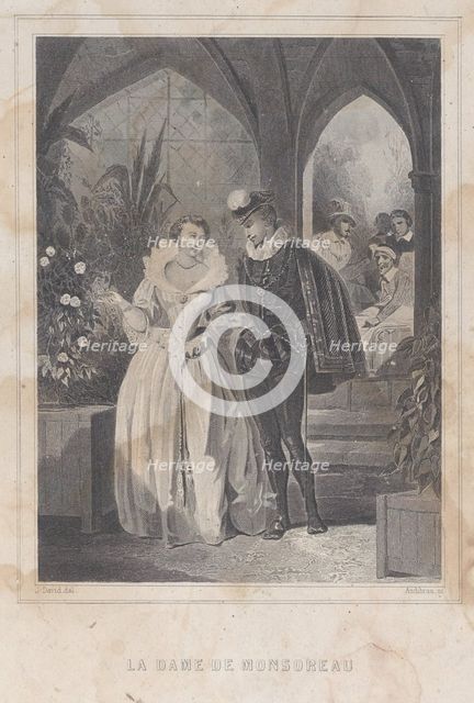 The Lady of Monsoreau (La Dame de Monsoreau), 1830-65. Creator: François-Adolphe-Bruneau Audibran.