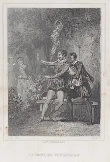 The Lady of Monsoreau (La Dame de Monsoreau), 1830-73. Creator: Charles-Amédée Colin