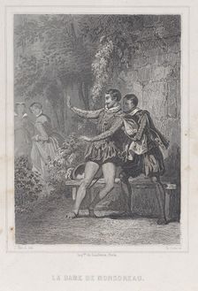 The Lady of Monsoreau (La Dame de Monsoreau), 1830-73. Creator: Charles-Amédée Colin