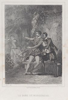 The Lady of Monsoreau (La Dame de Monsoreau), 1830-73. Creator: Charles-Amédée Colin