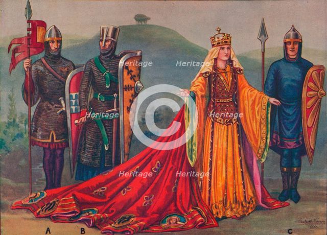 'The Lady of the English, 1141', 1926. Artist: Herbert Norris.
