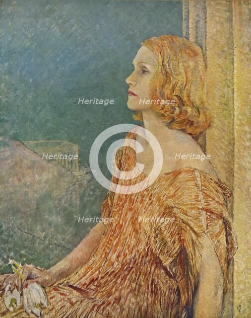 'The Lady Melchett', 1935. Artist: Glyn Warren Philpot.