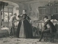 The Lady's Tailor (King Henry IV - Second Part) c1870. Artist: Charles W Sharpe