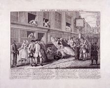 The lady's disaster 1747. Artist: John June
