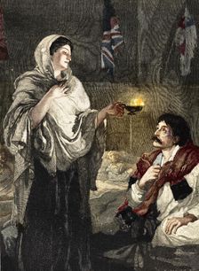 The Lady with the Lamp c1880