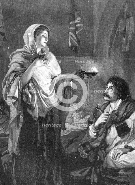 'The Lady with the Lamp', c1880. Creator: Unknown.