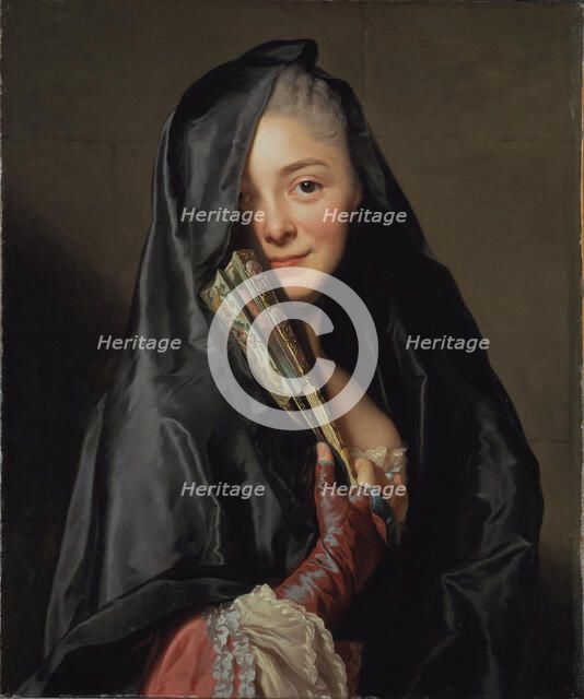 The Lady with the Veil (the Artist's Wife), 1768. Artist: Roslin, Alexander (1718-1793)