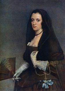 The Lady with a Fan c1630-1650, (1912).Artist: Diego Velasquez