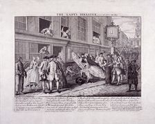 The lady's disaster 1747. Artist: John June