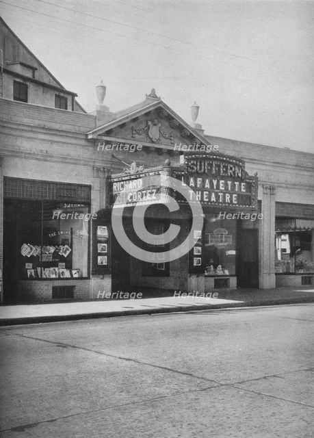 The Lafayette Theatre, Suffern, New York, 1925. Artist: Unknown.