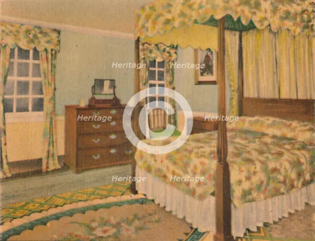 'The Lafayette Bedroom', 1946. Artist: Unknown.