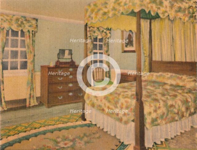 'The Lafayette Bedroom', 1946. Artist: Unknown.