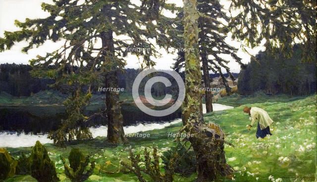 The Lake', 1902. Creator: Vasnetsov, Appolinari Mikhaylovich (1856-1933).