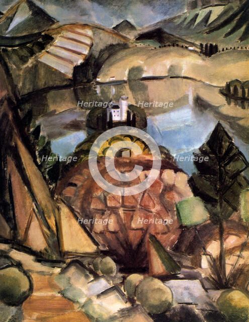 'The Lake', 1911. Artist: Henri Victor Gabriel Le Fauconnier