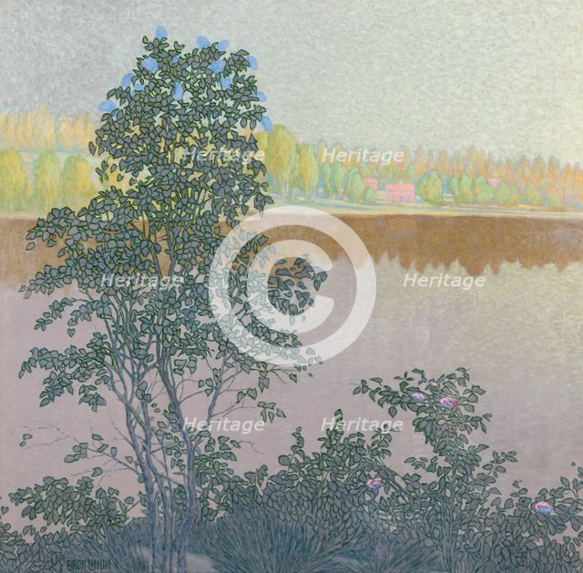 The lake. Creator: Lindh, Bror (1877-1941).