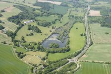 The lake and landscape park at Shardeloes, Amersham, Buckinghamshire, 2018. Creator: Historic England