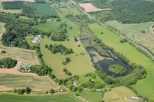 The lake and landscape park at Shardeloes, Amersham, Buckinghamshire, 2018. Creator: Historic England