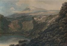 The Lake and Town of Nemi 1778. Artist: John Robert Cozens