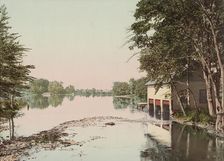The Lake at Mt. Holyoke College, South Hadley, c1900. Creator: Unknown